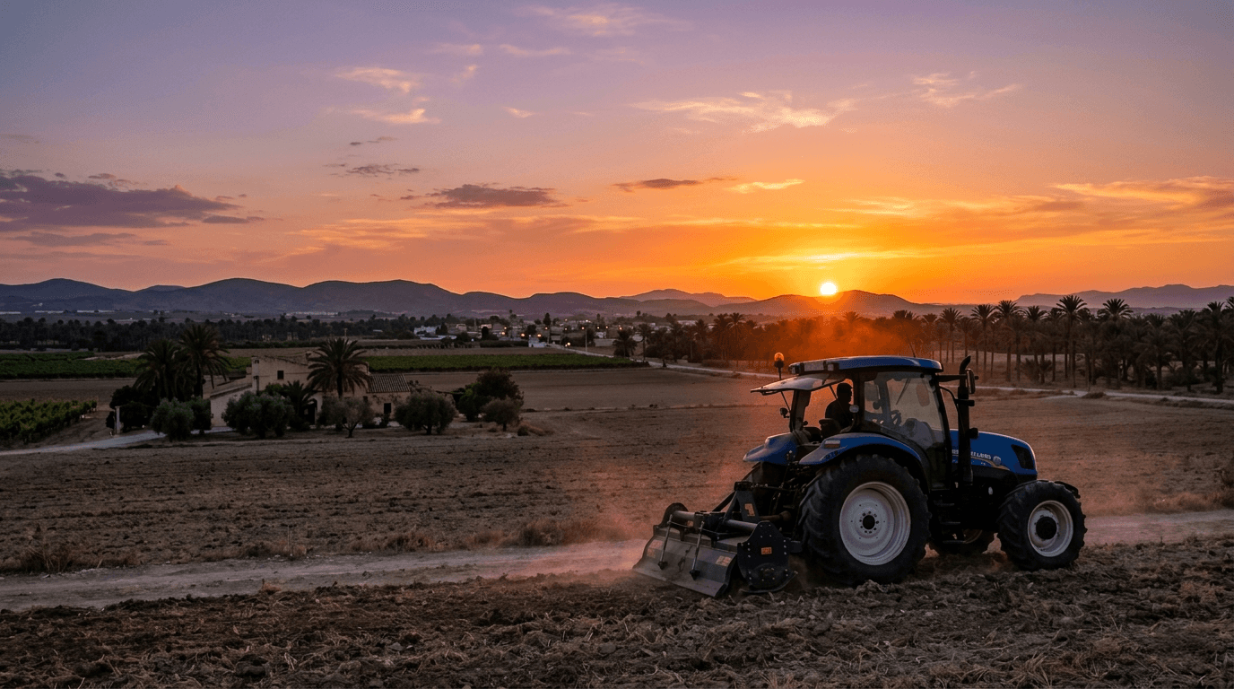 Desbroces con tractor en Elche y alrededores